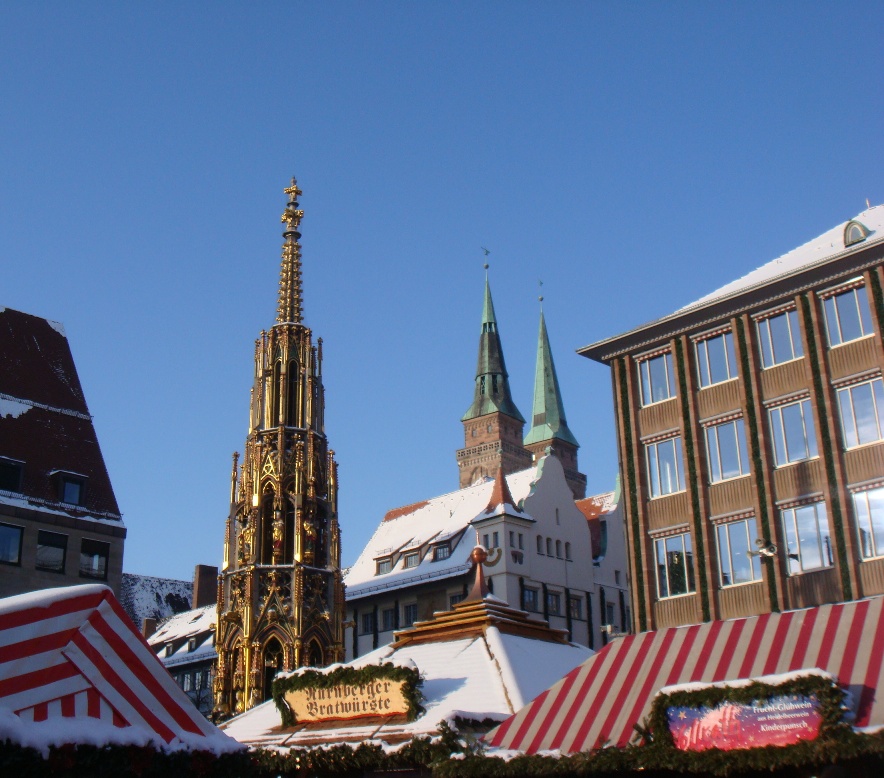 ドイツのクリスマスマーケット巡り【２】　ニュルンベルク（１）